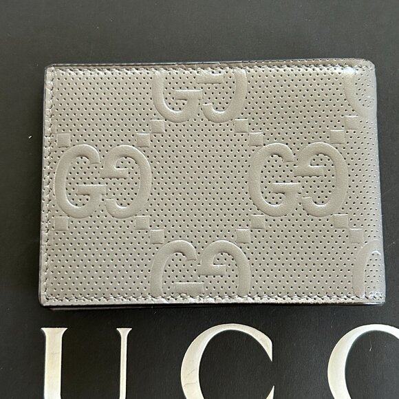 NWT Gucci GG Embossed Bi-fold Wallet - Picture 1 of 9